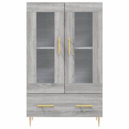 Berkfield Home Highboard Grey Sonoma 69.5x31x115 cm Engineered Wood - thumbnail 6