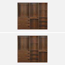 sweeek Modular dressing kit with 3 elements in Dark Brown - thumbnail 2
