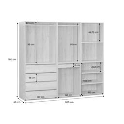 sweeek Modular dressing kit with 3 elements in Dark Brown - thumbnail 5