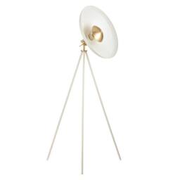 Netlighting 'MILAN' Non Dimmable Contemporary Indoor Free Standing Floor Lamp in White - thumbnail 6