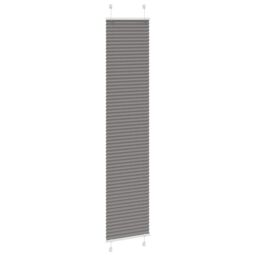 Berkfield Home Pleated Blind Anthracite 40x200 cm Fabric Width 39.4 cm Polyester in Black - thumbnail 3