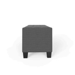 GFW Verona Crushed Velvet Storage Ottoman Bench in Dark Grey - thumbnail 7