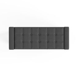 GFW Verona Crushed Velvet Storage Ottoman Bench in Dark Grey - thumbnail 8