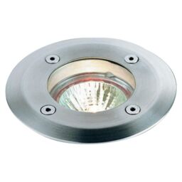 Netlighting Walkover 1 Light Recessed Light Stainless Steel IP67 GU10 in Grey