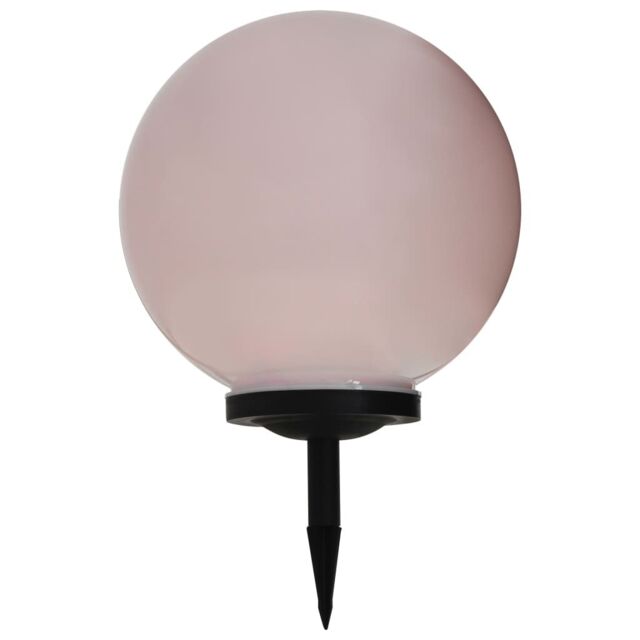 Berkfield Home Outdoor Solar Lamp LED Spherical 40 cm RGB in White - image 1