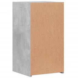 Berkfield Home Elegant Bedside Cabinets 2 pcs Concrete Grey 35x34x65 cm Engineer - Size: 35 x 34 x 65 cm - thumbnail 8