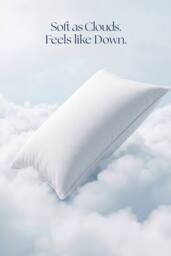 CHRISTY 'Cloud Loft' Luxurious Micro Loft Medium Firm Square Pillow in White - thumbnail 5