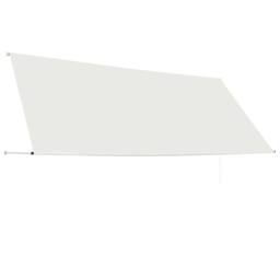 Berkfield Home Retractable Awning 350x150 cm Cream in Beige - thumbnail 4