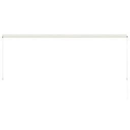 Berkfield Home Retractable Awning 350x150 cm Cream in Beige - thumbnail 5