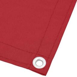 Berkfield Home Balcony Screen Red 75x700 cm 100% Polyester Oxford - thumbnail 4