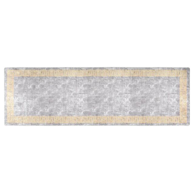 Berkfield Home Rug Washable 80x300 cm Grey Anti Slip - Size: 100 cm diameter - image 1