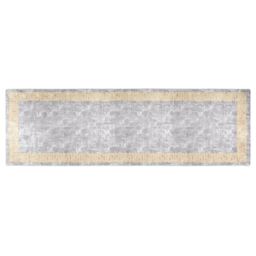 Berkfield Home Rug Washable 80x300 cm Grey Anti Slip - Size: 100 cm diameter - thumbnail 1