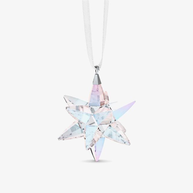 Swarovski Small Shimmering Star Ornament 5551837 in Clear - image 1