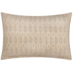 Yard Ramas Textured Jacquard 100% Cotton Cushion in Natural - Size: 40 cm x 60 cm - thumbnail 2