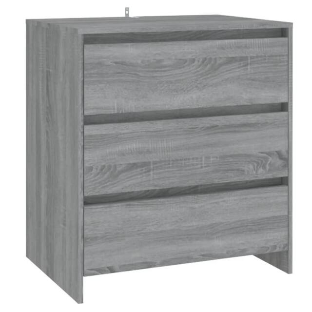 Berkfield Home Sideboard Grey Sonoma 70x41x75 cm Engineered Wood - Size: 70 x 41 x 75 cm - image 1