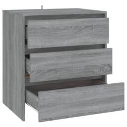 Berkfield Home Sideboard Grey Sonoma 70x41x75 cm Engineered Wood - Size: 70 x 41 x 75 cm - thumbnail 5