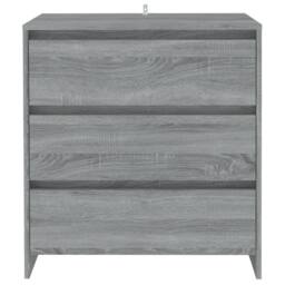 Berkfield Home Sideboard Grey Sonoma 70x41x75 cm Engineered Wood - Size: 70 x 41 x 75 cm - thumbnail 3