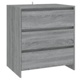 Berkfield Home Sideboard Grey Sonoma 70x41x75 cm Engineered Wood - Size: 70 x 41 x 75 cm - thumbnail 1