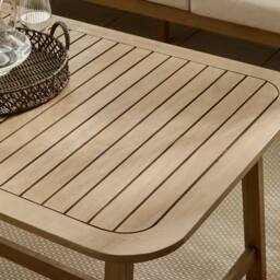 FurnitureboxUK Lydiard Solid Wood 8 Seat Garden Dining Set in Beige - thumbnail 6