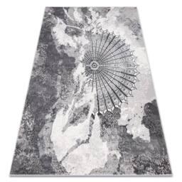 RugsX Allure Rug in Grey - Size: 140 cm x 190 cm