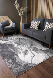 RugsX Allure Rug in Grey - Size: 140 cm x 190 cm - thumbnail 5