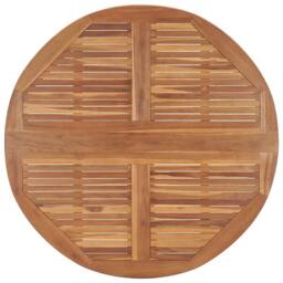 Berkfield Home 5 Piece Folding Outdoor Dining Set Solid Wood Teak in Brown - thumbnail 5