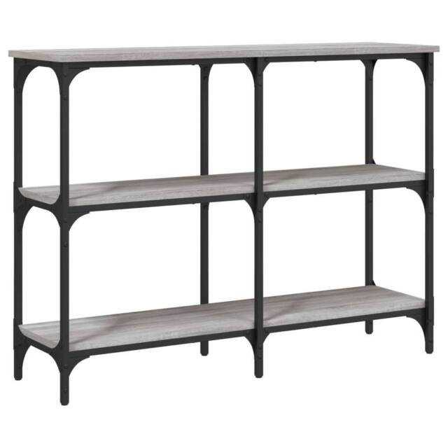 Berkfield Home Console Table Grey Sonoma 100x29x75 cm Engineered Wood - Size: 100 x 29 x 75 cm - image 1
