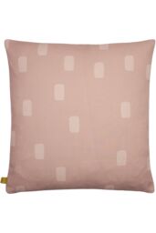 Furn Aida Geometric Abstract Printed Cushion in Light Pink - Size: 43 cm x 43 cm - thumbnail 2
