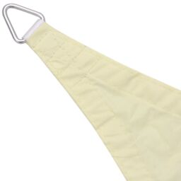 Berkfield Home Sunshade Sail Oxford Fabric Rectangular 4x6 m Cream in Beige - thumbnail 3
