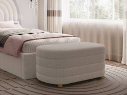 Flair Ava Single Ottoman Bed in Cream - thumbnail 6
