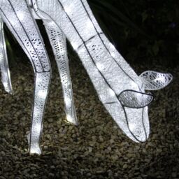 Monstershop Large Light Up Grazing Doe Reindeer in White - thumbnail 2