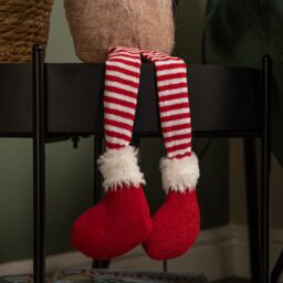 Samuel Alexander 53cm Red & White Sitting Gonk with Mushroom Hat & Dangly Legs - thumbnail 5