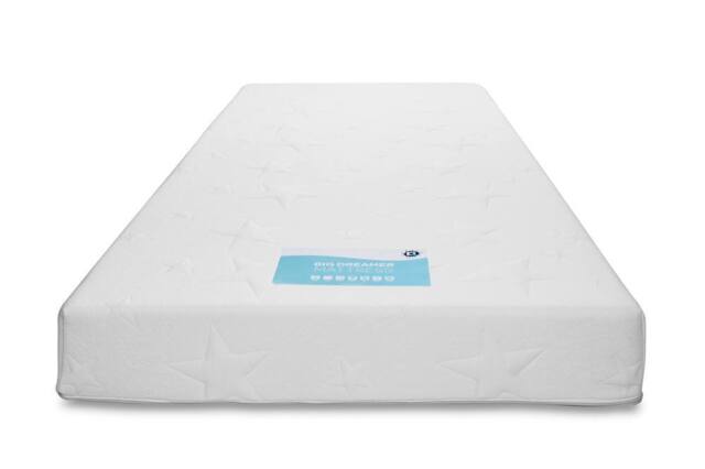 Rest Relax Big Dreamer Memory Foam Rolled Mattress in Soft White - Size: Small Double - image 1