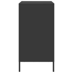 Berkfield Home Sideboard¬†Black 68x39x73.5 cm Cold-rolled Steel in Black - thumbnail 6