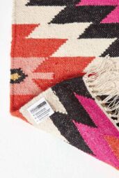 Homescapes Jakarta Handwoven Geometric Pattern Kilim Wool Rug - Size: 160 cm x 230 cm - thumbnail 5