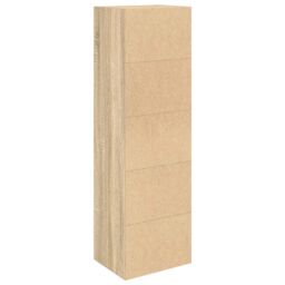 Berkfield Home Bookcase Sonoma Oak 31x24x102 cm Engineered Wood in Brown - Size: 31 x 24 x 102 cm - thumbnail 7