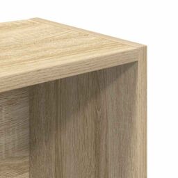 Berkfield Home Bookcase Sonoma Oak 31x24x102 cm Engineered Wood in Brown - Size: 31 x 24 x 102 cm - thumbnail 9