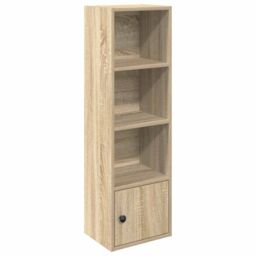 Berkfield Home Bookcase Sonoma Oak 31x24x102 cm Engineered Wood in Brown - Size: 31 x 24 x 102 cm - thumbnail 2