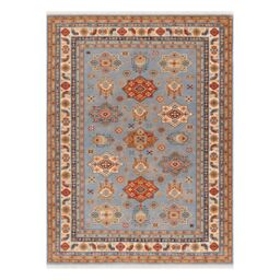 RugsX Wool Keshan Rug in Beige - Size: 120 cm x 145 cm - thumbnail 2