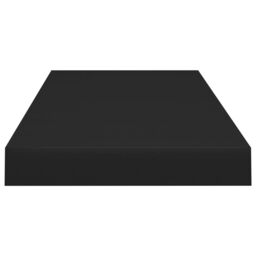 Berkfield Home Floating Wall Shelves 4 pcs Black 60x23.5x3.8 cm MDF - thumbnail 5