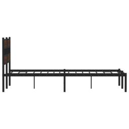 Berkfield Home Bed Frame without Mattress with Headboard Brown Oak 160x200 cm - thumbnail 5
