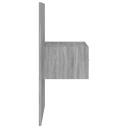 Berkfield Home Bed Headboard with Cabinets Grey Sonoma Engineered Wood - thumbnail 5