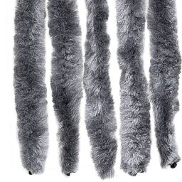 Berkfield Home Insect Curtain Silver 90x200 cm Chenille - thumbnail 5