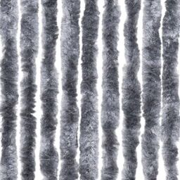 Berkfield Home Insect Curtain Silver 90x200 cm Chenille - thumbnail 6