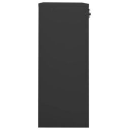 Berkfield Home Office Cabinet Anthracite 90x40x102 cm Steel in Black - Size: 90 x 40 x 102 cm - thumbnail 3