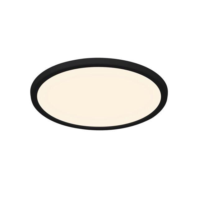 Nordlux Modern Indoor Ceiling Light Black Plastic Intergrated LED 25, 000hrs - Mains Powered, IP54 - image 1