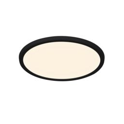 Nordlux Modern Indoor Ceiling Light Black Plastic Intergrated LED 25, 000hrs - Mains Powered, IP54 - thumbnail 1
