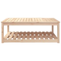 Berkfield Home Garden Table 121x82.5x45 cm Solid Wood Pine in Brown - thumbnail 5