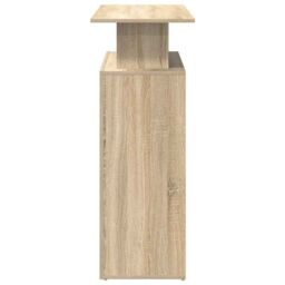 Berkfield Home Reception Desk Sonoma Oak 100x40x104 cm Engineered Wood in Brown - Size: 100 x 40 x 104 cm - thumbnail 6