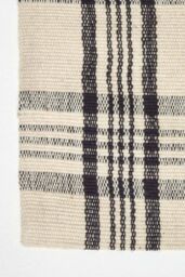 Homescapes Logan Tartan Check Non-Slip 100% Wool Rug in Natural White - Size: 120 cm x 170 cm - thumbnail 3
